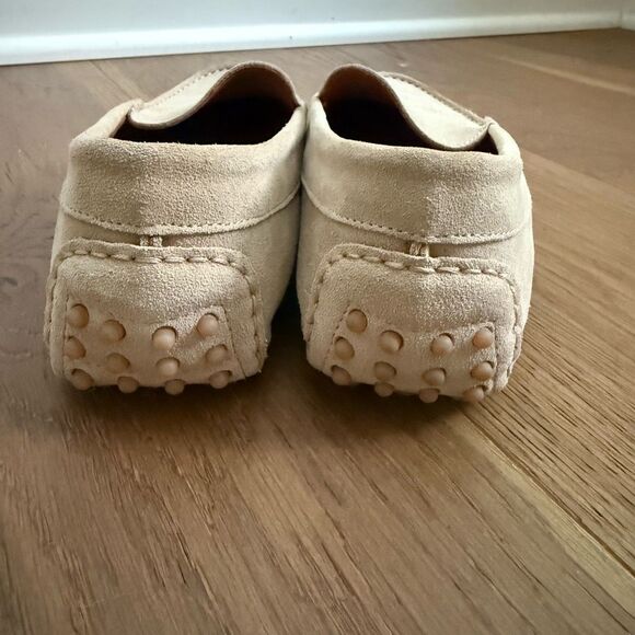 M Gemi The Felize Suede Driving Moccasin Loafer Latte $228 39.5 8.5 - Picture 5 of 8